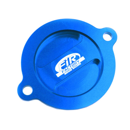 Oil Filter Cover KTM LH Cover, FIR ASOC-26, Blue, 75038041200