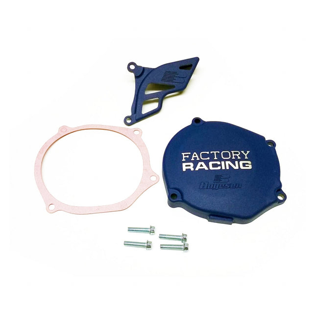 Ignition Cover 02-24 YZ85, Boyesen SC-30L, Blue