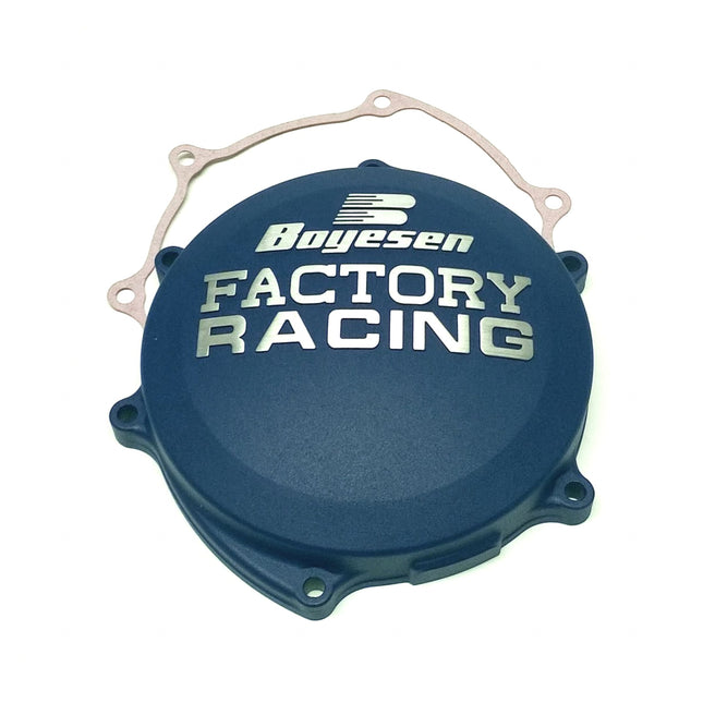 Clutch Cover 2019-2024 Yamaha YZ250F Boyesen CC-37CL Blue