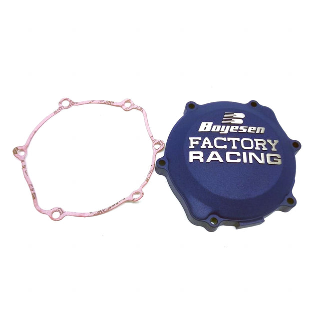 Clutch Cover 03-25 YZ85 Blue, Boyesen CC-30L Yamaha MX