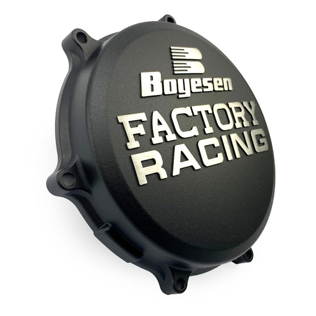Clutch Cover 21-23 KX450/X Kawasaki, Boyesen CC-18DB, Black