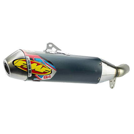 Q4 Hex Exhaust Silencer 04-14 Honda TRX 450 R - FMF 041544