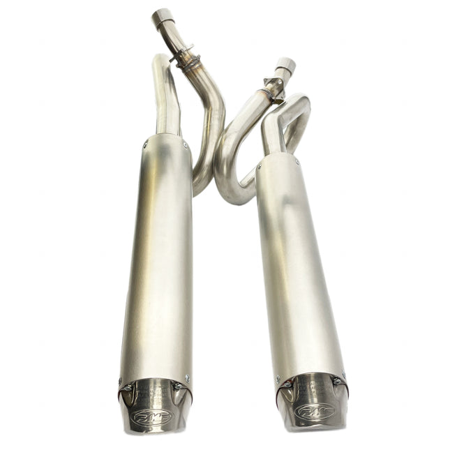 END OF LINE Dual Exhaust System 08-10 Yamaha RHINO 700 - FMF 044281
