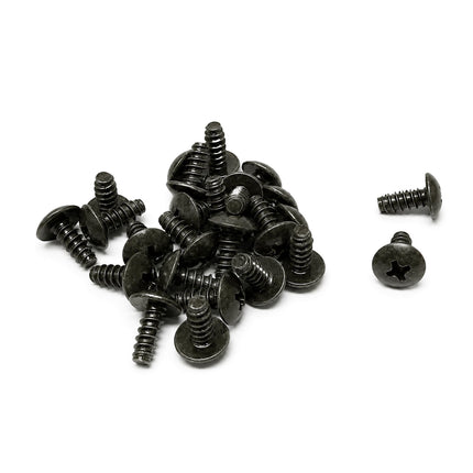 OEM Self Tapping Screws 4x10 (25PK), Honda, 33-8351 Black Pan 4x10, Tools Road 93903-24280