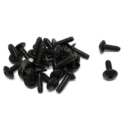 OEM Self Tapping Screws 4X12 (25PK), Honda, Yamaha 33-8352, 93903-24380, 97707-40012-00