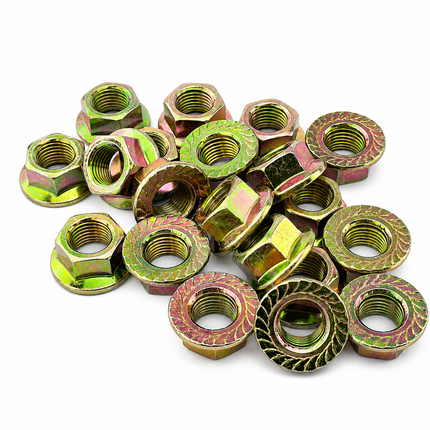 M12 x 1.25mm Flange Nut Pack Of 20