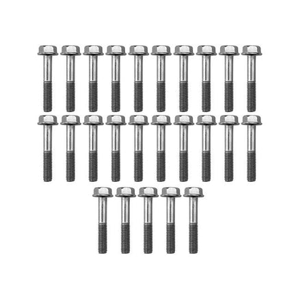 M6 x 35mm FLANGE BOLT, PACK OF 25, 10mm HEX