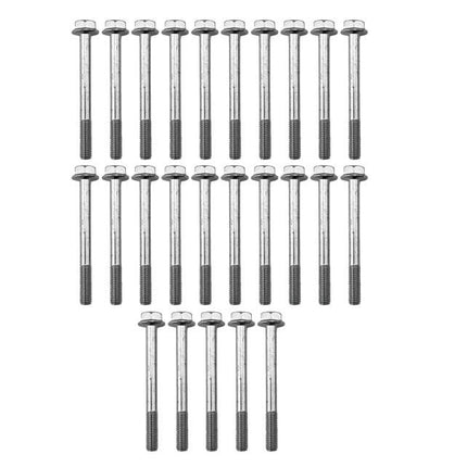 M6 x 60mm FLANGE BOLT, PACK OF 25, 10mm HEX