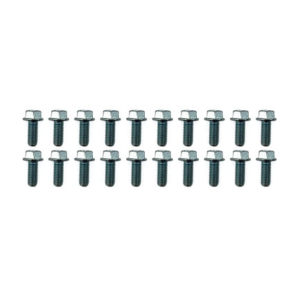 M8 x 20mm FLANGE BOLT, PACK OF 20, 12mm HEX