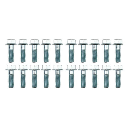 M8 x 25mm FLANGE BOLT, PACK OF 20, 12mm HEX