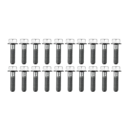 M8 x 30mm FLANGE BOLT, PACK OF 20, 12mm HEX