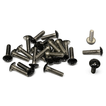 Round Top Phillips Screw 5x20, Zx Type, Black 5 x 20mm (25PK), 92009-1656, 92009-1453 Tools 33-8321