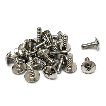Chrome Oval Head Phillips 6x18 Pack 25, Kawasaki 33-7860, Tools Road