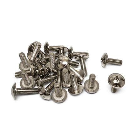Chrome Oval Head Phillips 6x20 Pack 25, Kawasaki 33-7861, Tools Road