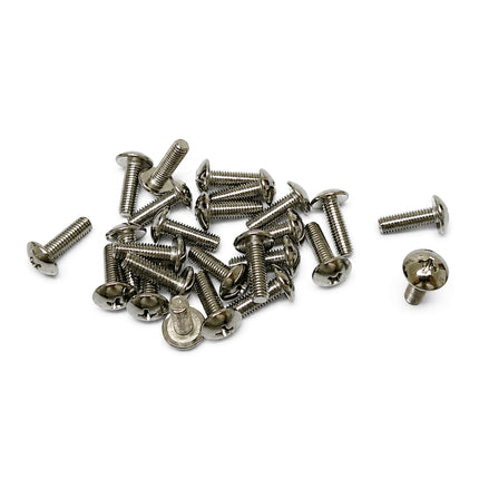 Chrome Oval Head Phillips 5x16 PACK/25, 33-7855, Yamaha Suzuki Road Tools