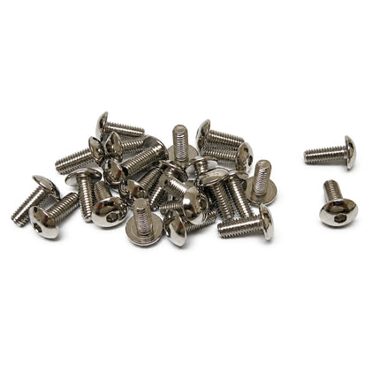 Chrome Allen Oval Head 6x16 PACK/25, Suzuki 4mm Key 33-7868, Tools Road
