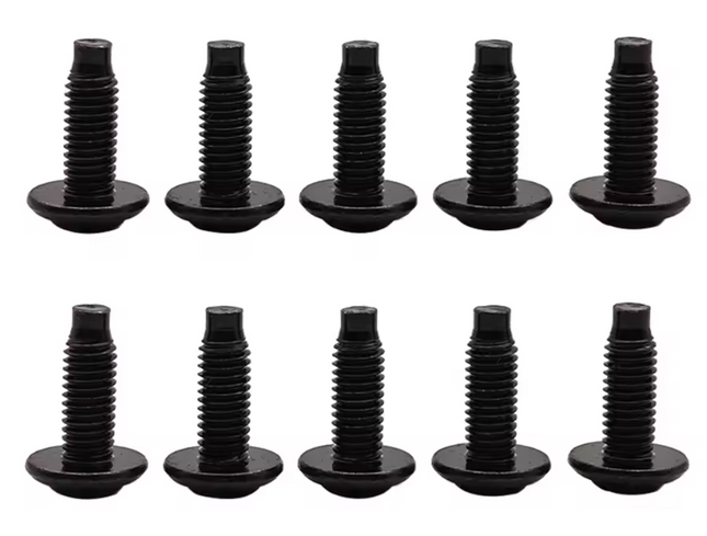 Fairing Screws Ducati V2 V4 848 899 959 1098 1198 1199 1299 M5 X 14mm 10PCS Black 304 Stainless