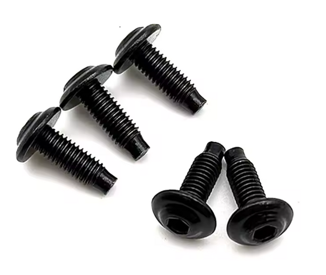 Fairing Screws Ducati V2 V4 848 899 959 1098 1198 1199 1299 M5 X 14mm 10PCS Black 304 Stainless