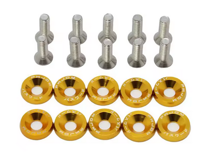 Bolt & Washer PACK-10 Gold