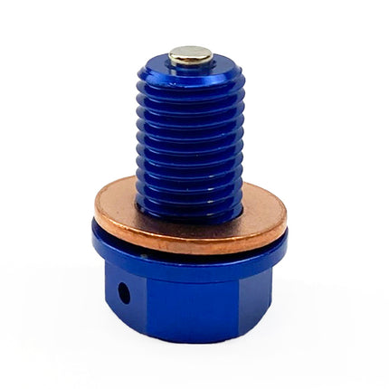 Magnetic Oil Drain Plug M10x1.25, YZ 125 250 Yzf 250 450 Wrf, Blue