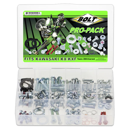 Bolt Kawasaki Kx/kxf Pro Kit, Motocycle Hardwear Bmh-kxpp, Bmhkxpp