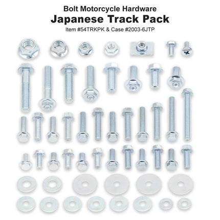 BOLT Japanese Track Pack, MOTORCYCLE HARDWARE 54TRKPK, BM200318TP