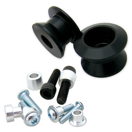 Swingarm Spool Univ Black, Bolt Hardware 2009-SSS.BK