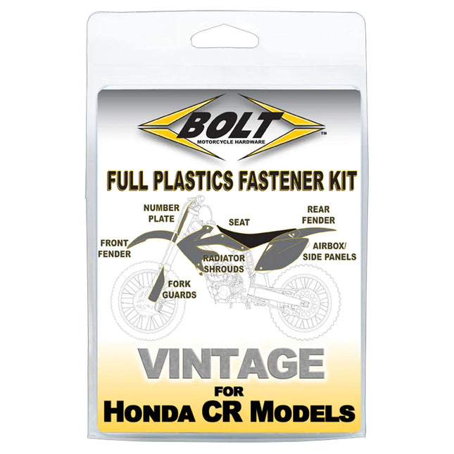 Plastic Bolt Kit CR 125/250, Bolt Hardware HON-9799105