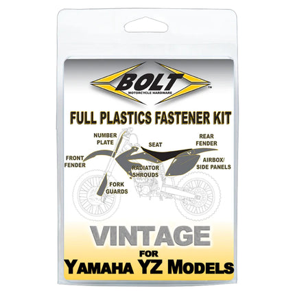 Plastic Bolt Kit YZ 125/250/490 87-90, Bolt Hardware YAM-8790101