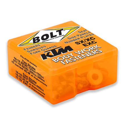Plastic Bolt Kit KTM 125-500 16-19, Bolt Hardware KTM-16SXC17EXC