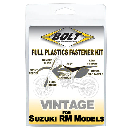 Plastic Bolt Kit RM 125/250 93-95, Bolt Hardware SUZ-9395103, BM9395103