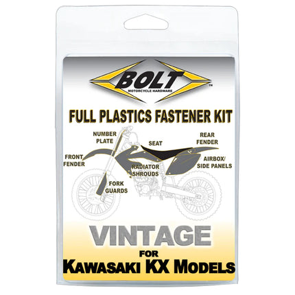 Plastic Bolt Kit KX 125/250 98-02, Bolt Hardware KAW-9802105