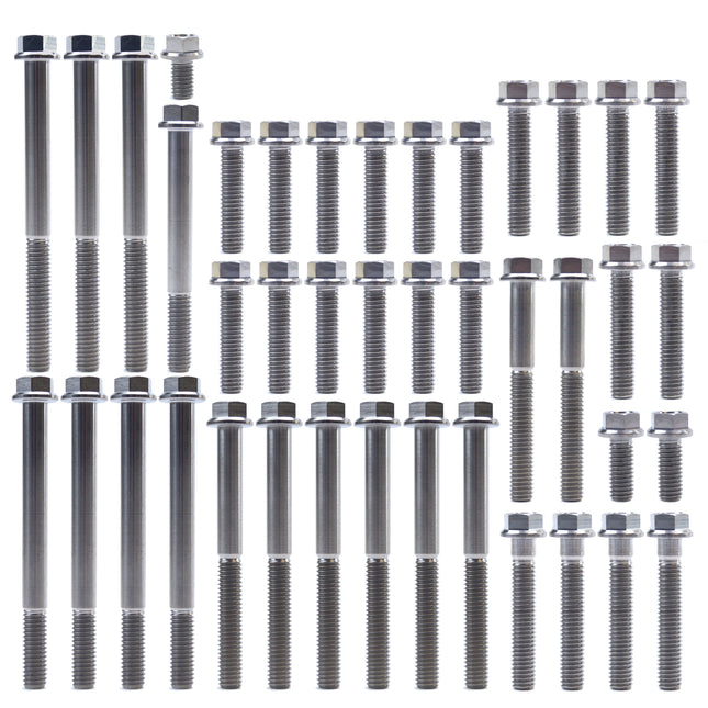 Kawasaki KX 250 F Titanium Engine Bolt Kit, Kit Size 42 Bolts !!! Made To Order !!!