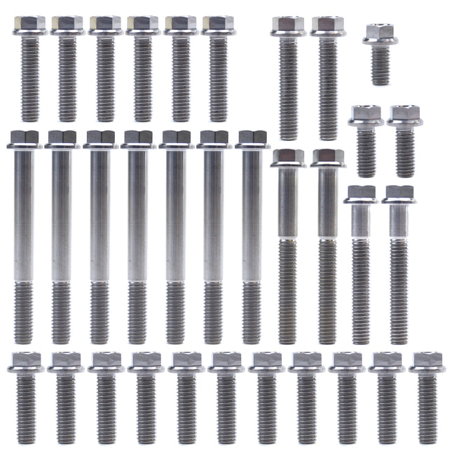 KTM Huq 65 Titanium Engine Bolt Kit, Kit Size 33 Bolts !!! Made To Order !!!