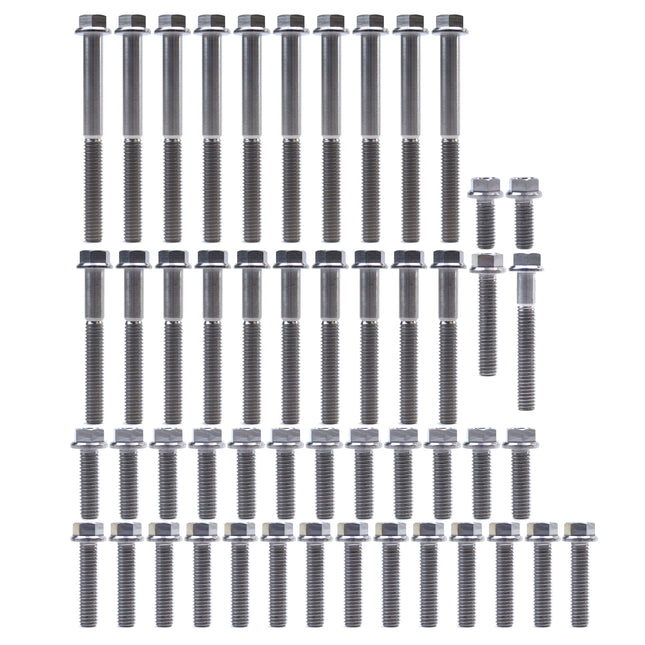 KTM Huq 250 Titanium Engine Bolt Kit, Kit Size 49 Bolts !!! Made To Order !!!