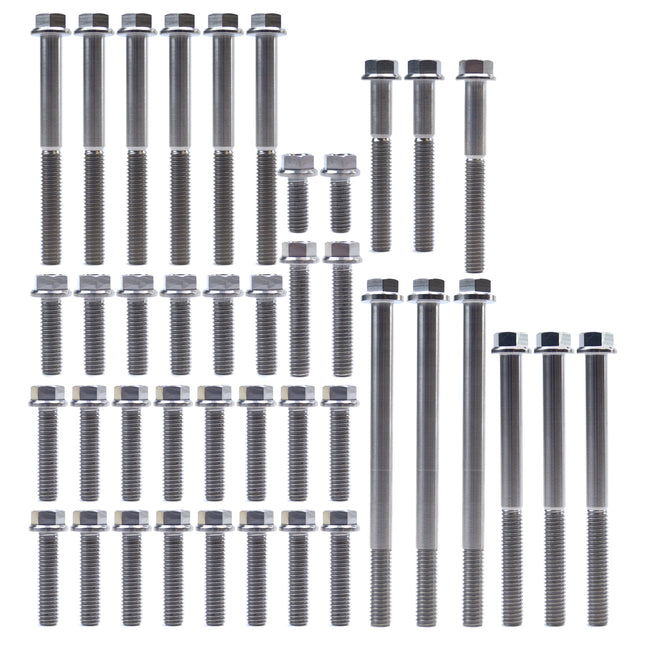 KTM Huq 450 Titanium Engine Bolt Kit, Kit Size 41 Bolts !!! Made To Order !!!