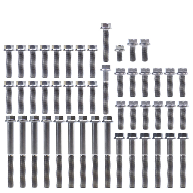 KTM Huq Te Exc Titanium Engine Bolt Kit, Kit Size 48 Bolts !!! Made To Order !!!