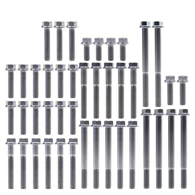 KTM Huq Fe Exc-f Titanium Engine Bolt Kit, Kit Size 43 Bolts !!! Made To Order !!!