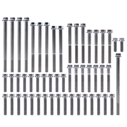 Engine Bolt Kit CR 125 R 90-07, Kit Size 69 Bolts !!! Made To Order !!! Titanium Bolt Kit