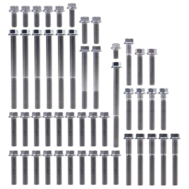 Engine Bolt Kit CRF 150 R 07-20, Kit Size 49 Bolts !!! Made To Order !!! Titanium Bolt Kit