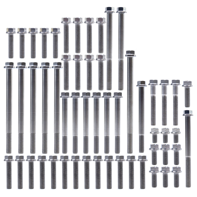 Engine Bolt Kit CRF 450 R 13-16, Kit Size 55 Bolts !!! Made To Order !!! Titanium Bolt Kit