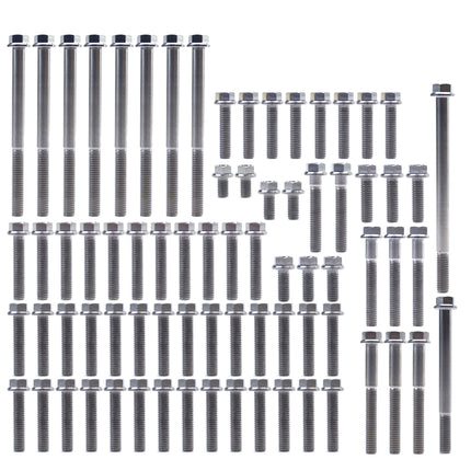 Engine Bolt Kit CRF 450 X 05-17, Kit Size 60 Bolts !!! Made To Order !!! Titanium Bolt Kit