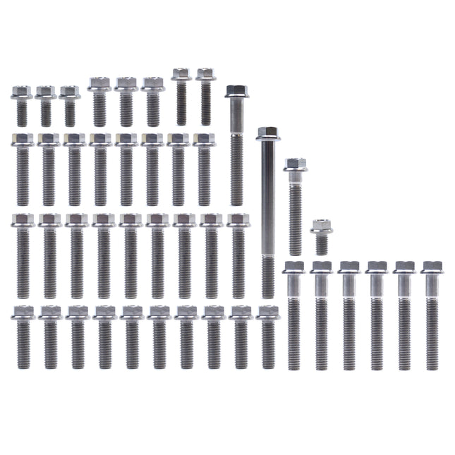 Engine Bolt Kit KTM Husq 85, Kit Size 45 Bolts !!! Made To Order !!! Titanium Bolt Kit