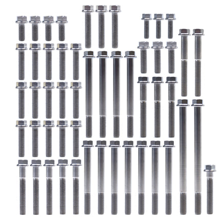 Engine Bolt Kit KTM Husq 250/350, Kit Size 52 Bolts !!! Made To Order !!! Titanium Bolt Kit