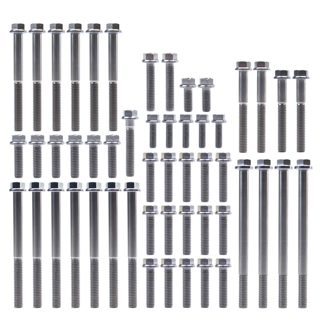 Engine Bolt Kit KTM Husq 450/500, Kit Size 52 Bolts / !!! Made To Order !!! Titanium Bolt Kit