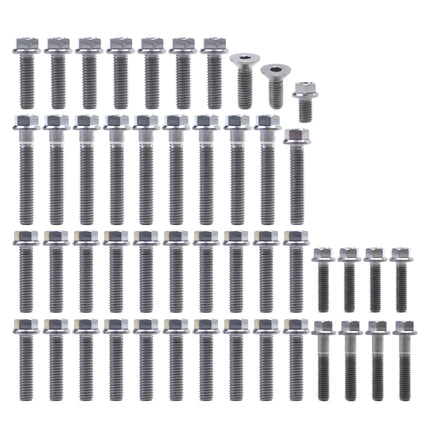 Engine Bolt Kit KX 65/80/85/100, Kit Size 48 Bolts !!! Made To Order !!! Titanium Bolt Kit
