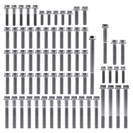 Engine Bolt Kit KX 125 85-05, Kit Size 74 Bolts !!! Made To Order !!! Titanium Bolt Kit