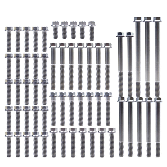 Engine Bolt Kit KX 450 F 16-20, Kit Size 61 Bolts !!! Made To Order !!! Titanium Bolt Kit