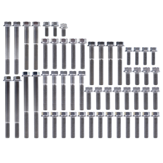 Engine Bolt Kit RM 125 98-07, Kit Size 54 Bolts !!! Made To Order !!! Titanium Bolt Kit