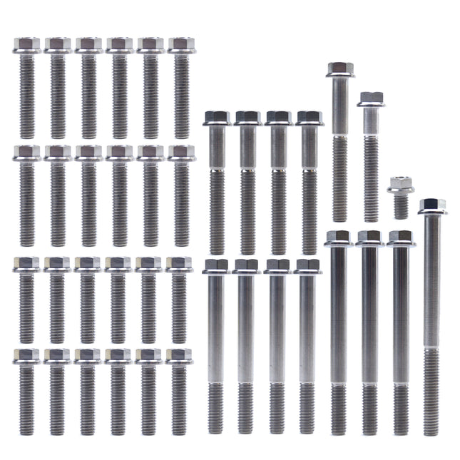 YZ 125 2022 Titanium Engine Bolt Kit, Kit Size 39 Bolts !!! Made To Order !!! Titanium Bolt Kit